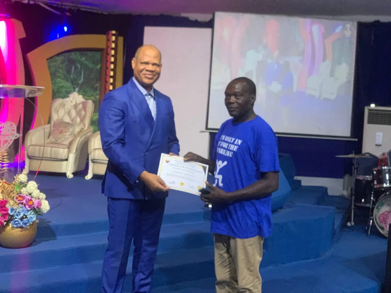 Certificate Presentation